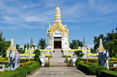 Tayland 'ın Sakaeo ilindeki şehir tapınağı..
