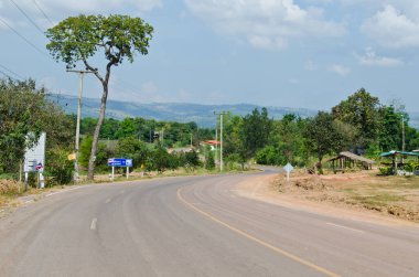 Ülke yolu, Tayland.