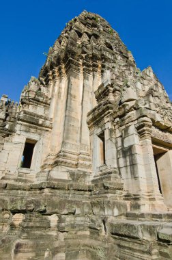 Asıl kule phimai tarihi park, Tayland.