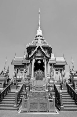 Kraliyet krematoryumu (Phra Men) kraliyet yakma töreninde, Tayland.