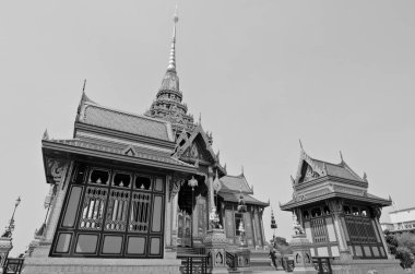 Kraliyet krematoryumu (Phra Men) kraliyet yakma töreninde, Tayland.
