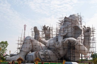 Ganesha, Tayland 'ın Nakhonnayok ilinde yapım aşamasında..