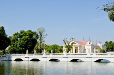 Phra Thinang Varobhas Bimarn Bang Pa-in Sarayı, Ayuthaya, Tayland.