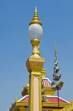 Tayland Kraliyet ölü yakma töreninde güzel ışık.