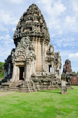 Asıl kule phimai tarihi park, Tayland.