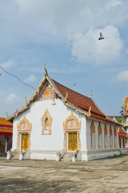 Tayland 'ın Kampangpetch bölgesindeki güzel Tayland tarzı kilise..