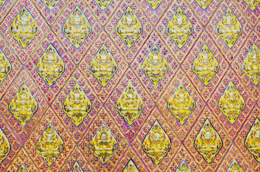 Tayland seramik duvarının güzelliği, Tayland.