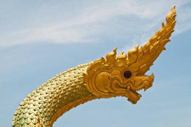 Büyük Naga heykelinin başı, Tayland.