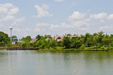 Tayland kırsalının manzarası.