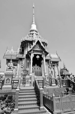 Kraliyet krematoryumu (Phra Men) kraliyet yakma töreninde, Tayland.