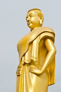 Tayland Nakhon Ratchasima bölgesinde Thao Suranaree heykeli.