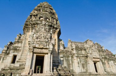 Asıl kule phimai tarihi park, Tayland.