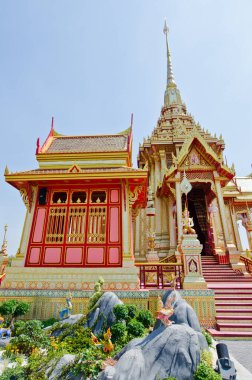 Kraliyet krematoryumu, Tayland 'da yakma töreninde..