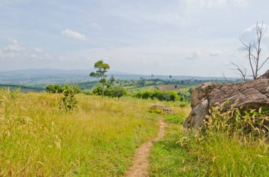 Mor Hin Khao taş parkının manzarası, Tayland Style Stone Henge, Tayland.