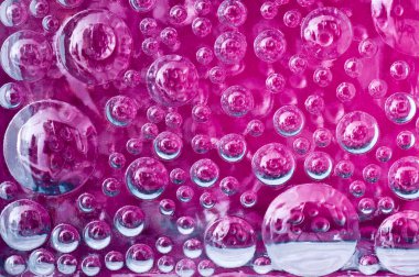 Cam blokta pembe renk kabarcığı, Tayland.