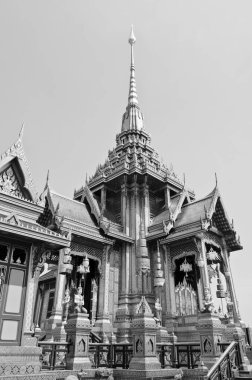 Kraliyet krematoryumu (Phra Men) kraliyet yakma töreninde, Tayland.