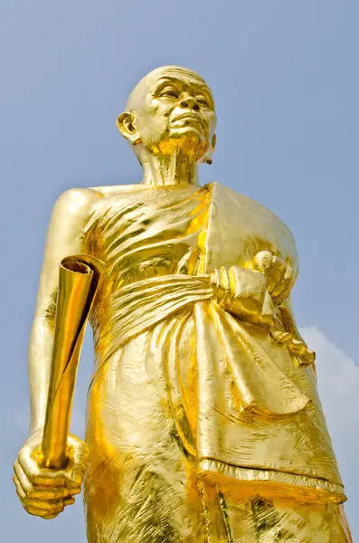 Luangporkoon heykeli Watbanrai Tapınağı, Tayland.