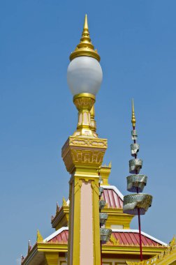 Tayland Kraliyet ölü yakma töreninde güzel ışık.