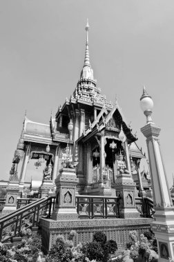 Kraliyet krematoryumu (Phra Men) kraliyet yakma töreninde, Tayland.