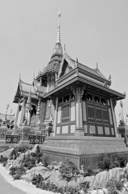 Kraliyet krematoryumu (Phra Men) kraliyet yakma töreninde, Tayland.