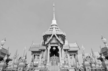 Kraliyet krematoryumu (Phra Men) kraliyet yakma töreninde, Tayland.