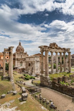 ruins of the ancient city of the roman forum, Rome, Italy, by Pascal Kehl