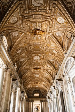Vaulted ceiling in the Vatican Museums, Rome, Italy, by Pascal Kehl