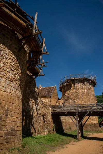 Replica Medieval Castle Gudelon Pascal Kehl — Stock Fotó