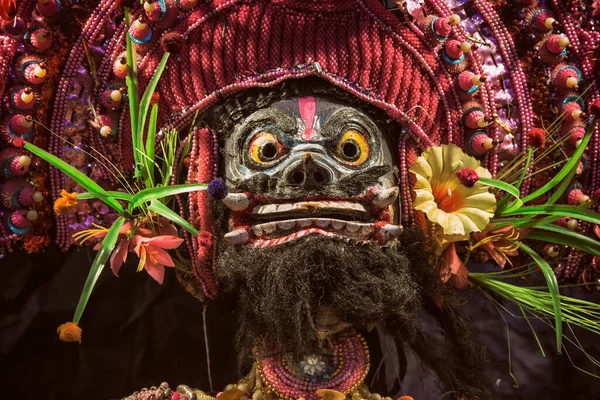 Maschera Teatrale Tradizionale India Pascal Kehl — Foto Stock