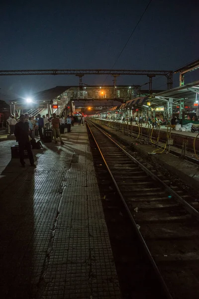Train Station India Evening Rajasthan Pascal Kehl Foto Stock Royalty Free