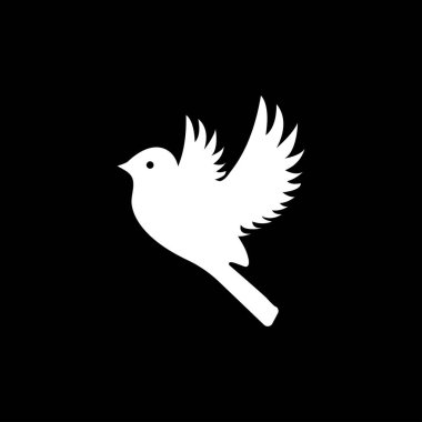 Bird animal vector logo design . Bird icon . Bird silhouette 