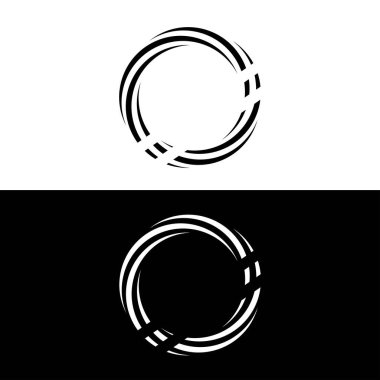 Circle vector logo template design . Circle icon. Circle silhouette 