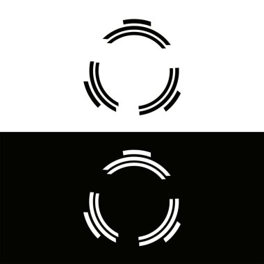 Circle vector logo template design . Circle icon. Circle silhouette 