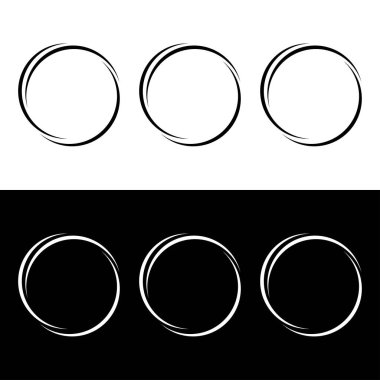 Circle vector logo template design . Circle icon. Circle silhouette 