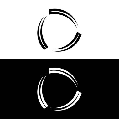 Circle vector logo template design . Circle logo . Circle icon . Circle silhouette 