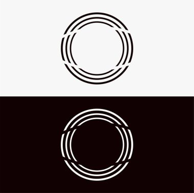Circle vector logo template design . Circle logo . Circle icon . Circle silhouette 