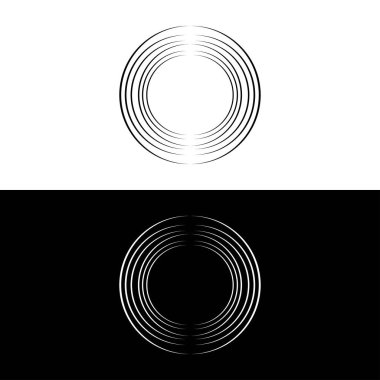 Circle vector logo template design . Circle logo . Circle icon . Circle silhouette 