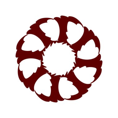 Flower vector logo template design Flower icon . Flower silhouette 