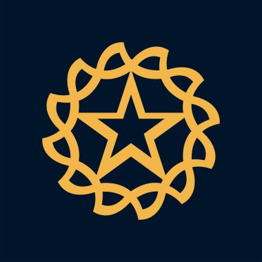 Flower vector logo template design . Flower icon . Flower silhouette 