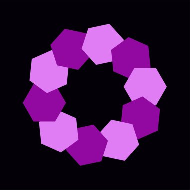 Flower vector logo template design . Flower icon . Flower silhouette 