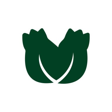 Nature leaf vector logo design . Leaf icon . Leaf silhouette 