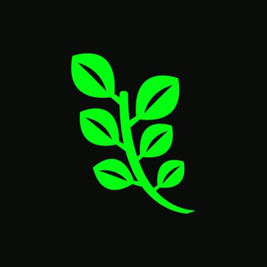 Nature leaf vector logo design . Leaf icon . Leaf silhouette 