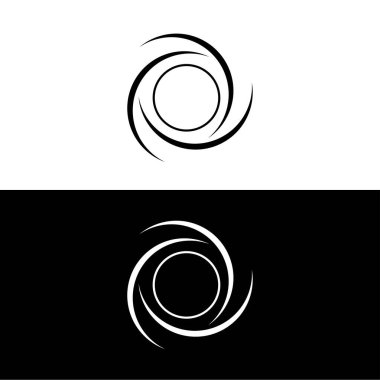Circle vector logo template design . Circle icon . Circle silhouette 