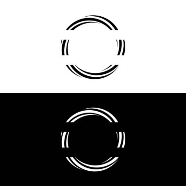 Circle vector logo template design . Circle icon . Circle silhouette 