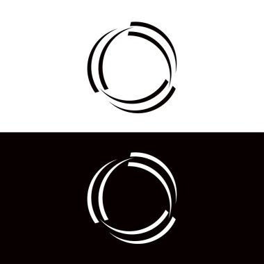 Çember vektör logo şablonu tasarımı. Çember simgesi. Çember silueti 