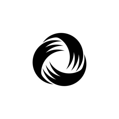 Circle vector logo template design . Circle icon . Circle silhouette 