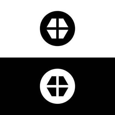 Grunge ink circle made of black paint. Circle vector logo design. Circle icon . Circle silhouette 