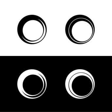 Global Community Logo Icon Elements Template . Circle vector logo design 