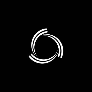 Circle vector logo template design . Circle icon . Circle silhouette