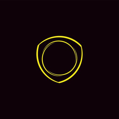 Circle vector logo template design . Circle icon . Circle silhouette